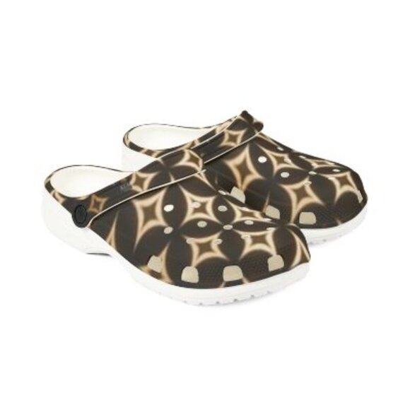 Starburst Pattern Clogs - Picture 1 of 2